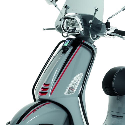 BARRES DE PROTECTION AVANT NOIR MAT - VESPA PRIMAVERA / SPRINT - XSPARE