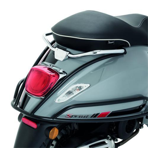 BARRES DE PROTECTION ARRIÈRE NOIRES MAT - VESPA PRIMAVERA / SPRINT - XSPARE
