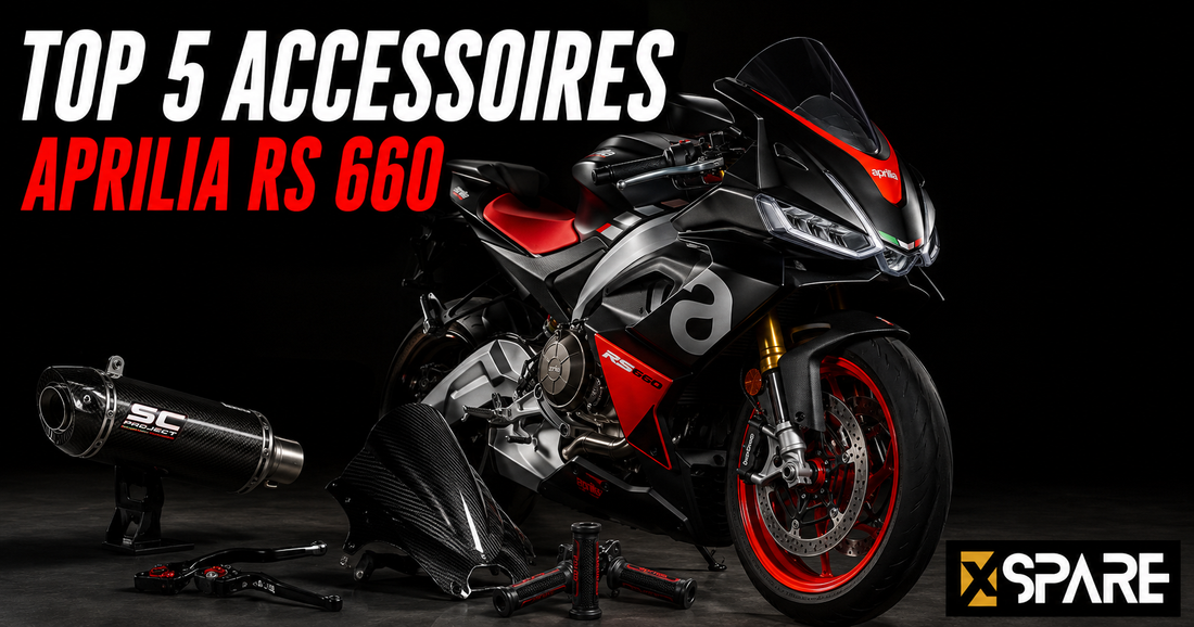 Top 5 des accessoires pour l'Aprilia RS 660 : notre sélection d'experts