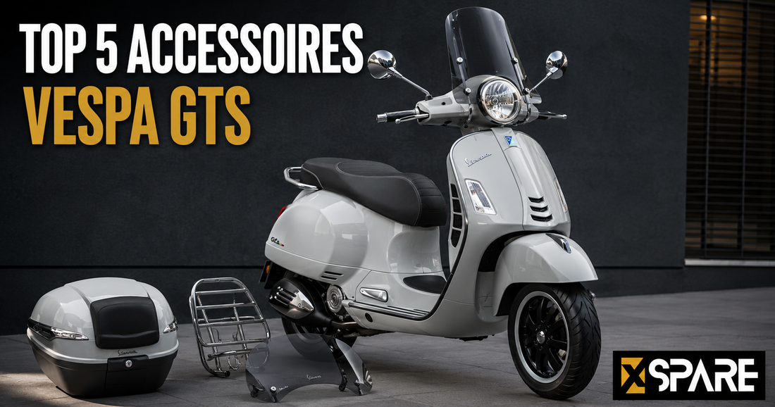 Top 5 des accessoires pour le Vespa GTS : notre sélection d'experts