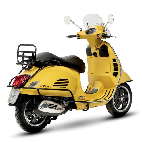 PORTE-BAGAGES ARRIÈRE REPLIABLE NOIR - VESPA GTS