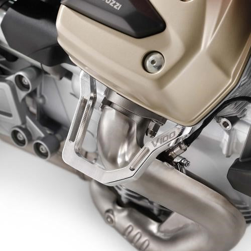 PROTECTION COLLECTEUR EN ALUMINIUM - MOTO GUZZI Piaggio