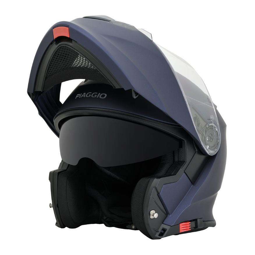 CASQUE - PIAGGIO MODULABLE BLEU