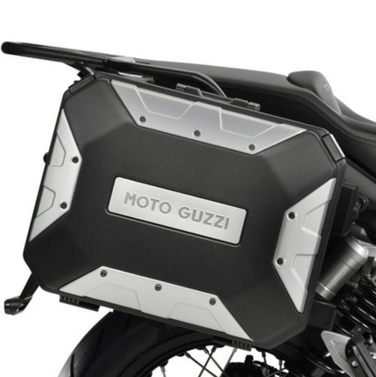 VALISES LATÉRALES EN ALUMINIUM - MOTO GUZZI V85 Piaggio