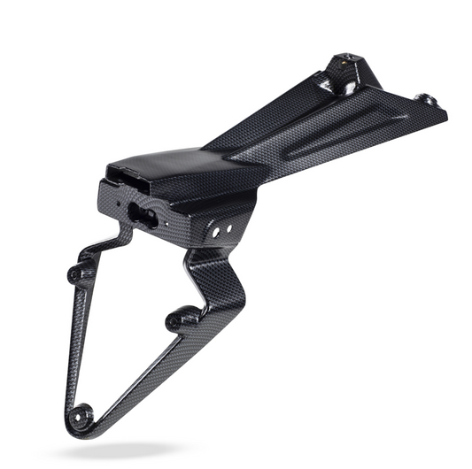 SUPPORT DE PLAQUE D'IMMATRICULATION EN CARBONE - RS / TUONO 660